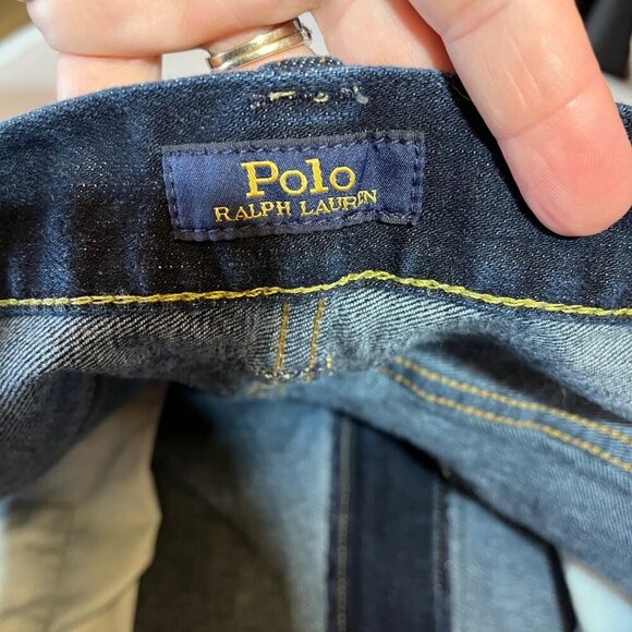 Polo Ralph Lauren Men's Hampton Relaxed Straight Jeans 48x32 Dark Wash Denim - Picture 5 of 9